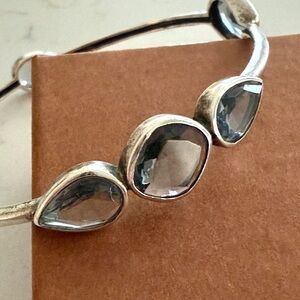 Silpada Sterling Silver and Shimmering “Admire” Bangle Bracelet B2707